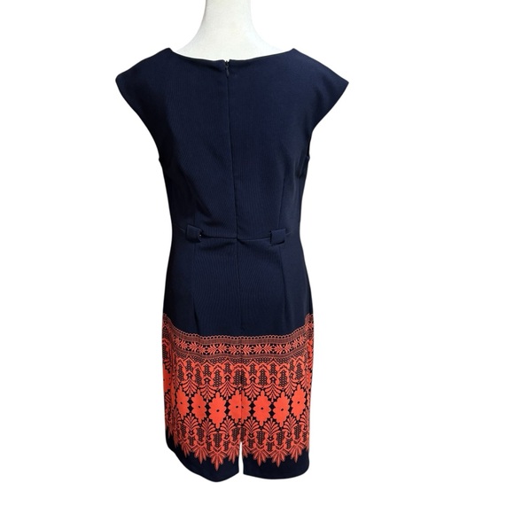 Ice Navy and Orange Mini Dress‎ Size 8 - Picture 2 of 10
